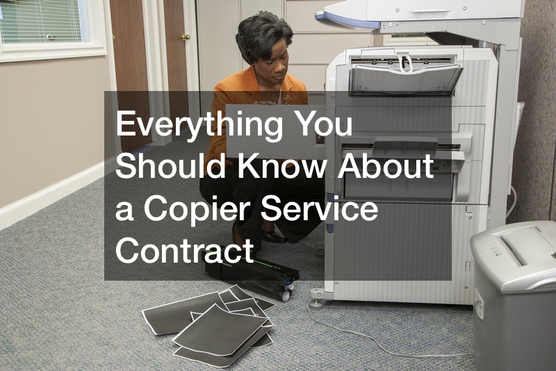 Everything You Should Know About a Copier Service Contract