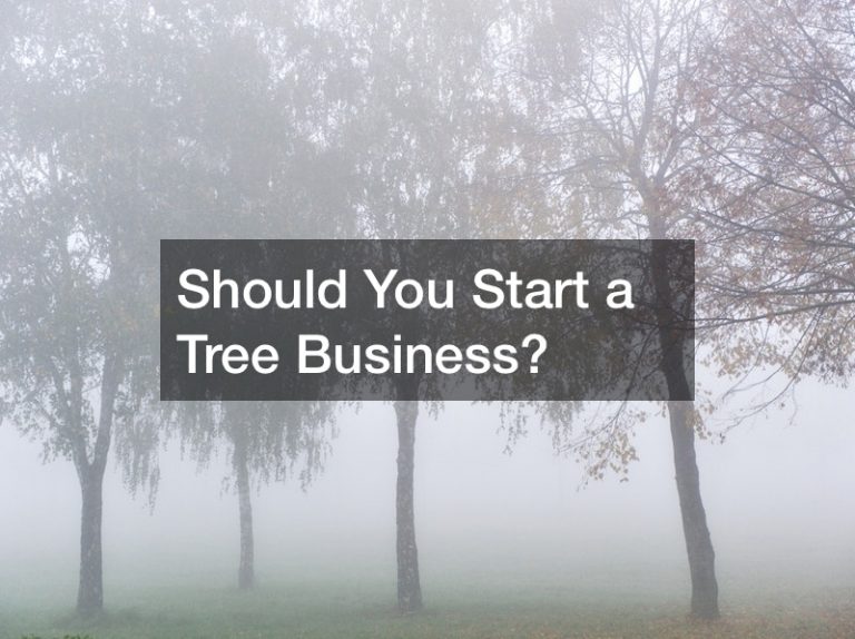Should You Start a Tree Business?