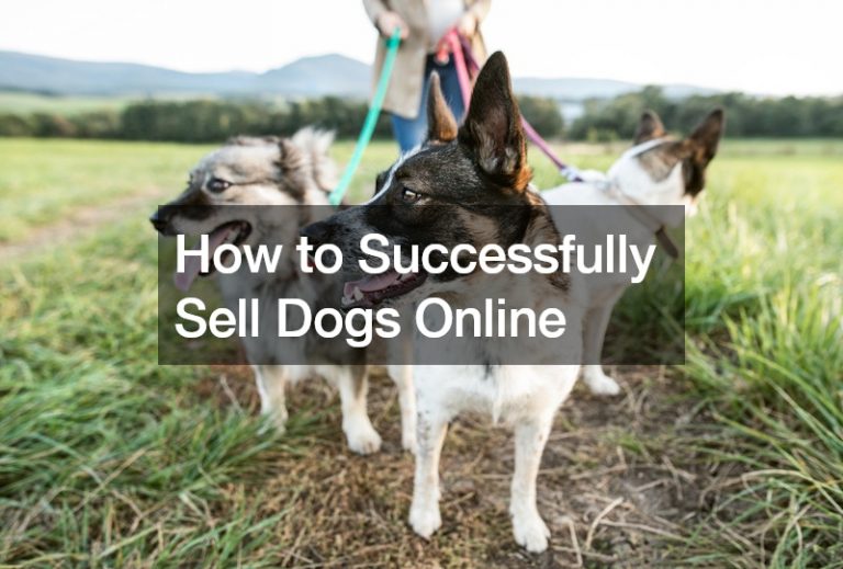 How to Successfully Sell Dogs Online