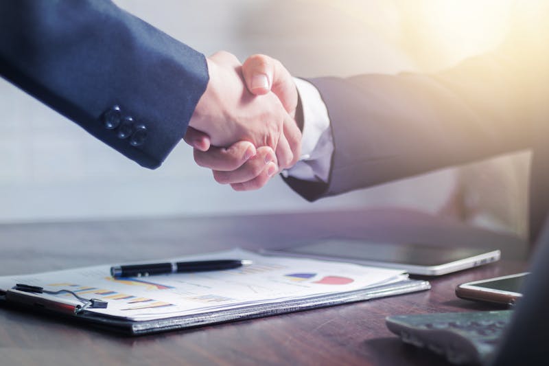 a handshake